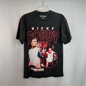 NWOT Ricky Bobby Talladega Nights T-Shirt Size Small Short Sleeve Black Print